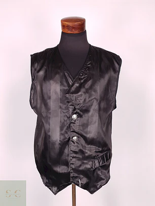 Chaleco - Gilet Negro Poliéster Talla LXL