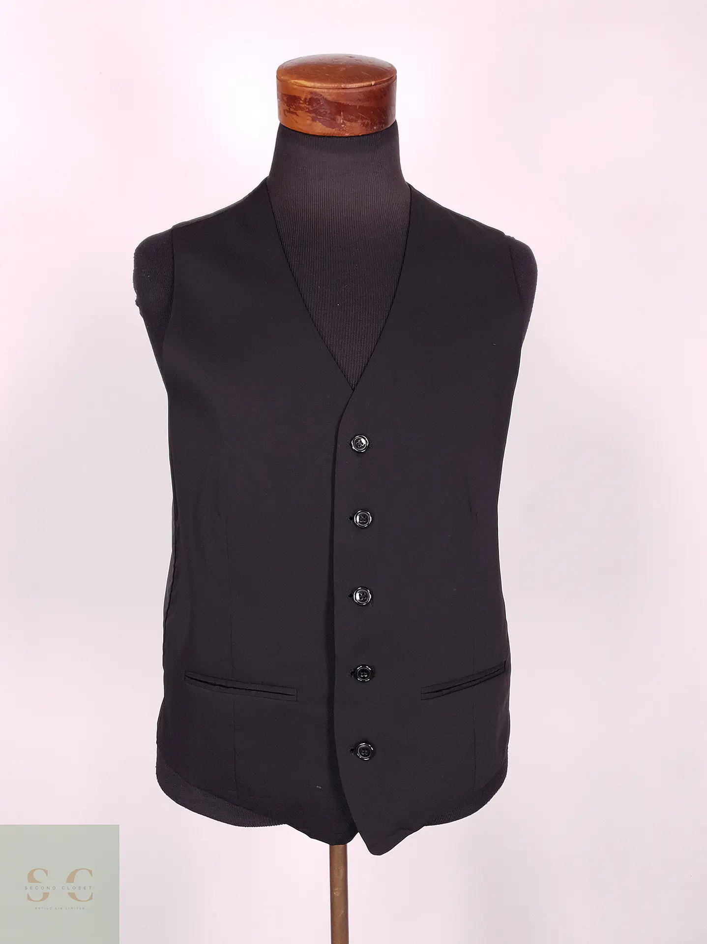 Chaleco - Gilet Studio Coletti Negro Poliéster Talla M 1