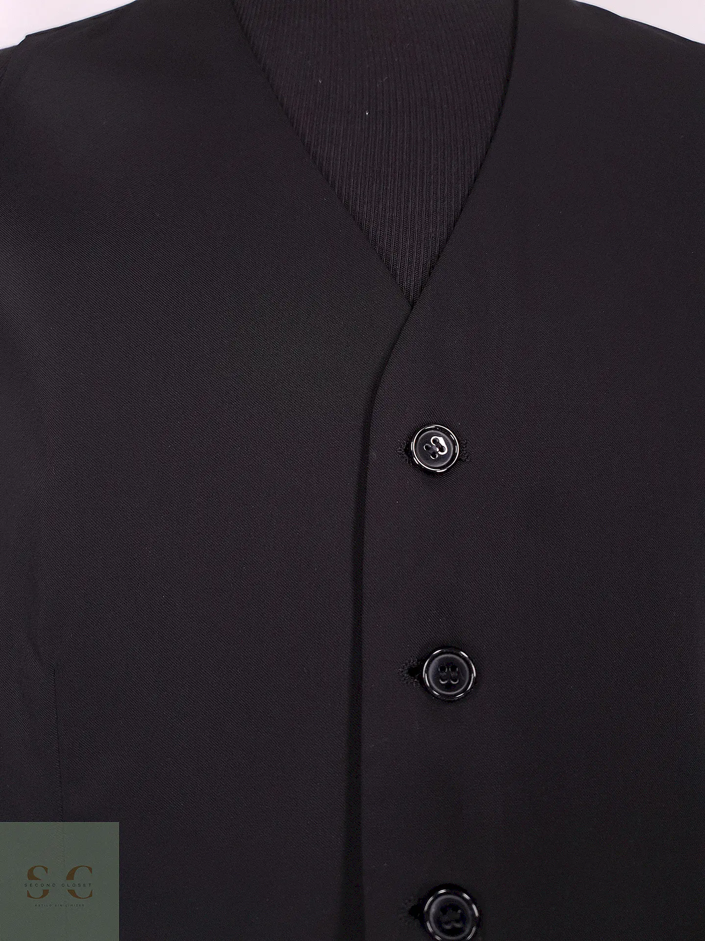 Chaleco - Gilet Studio Coletti Negro Poliéster Talla M 2