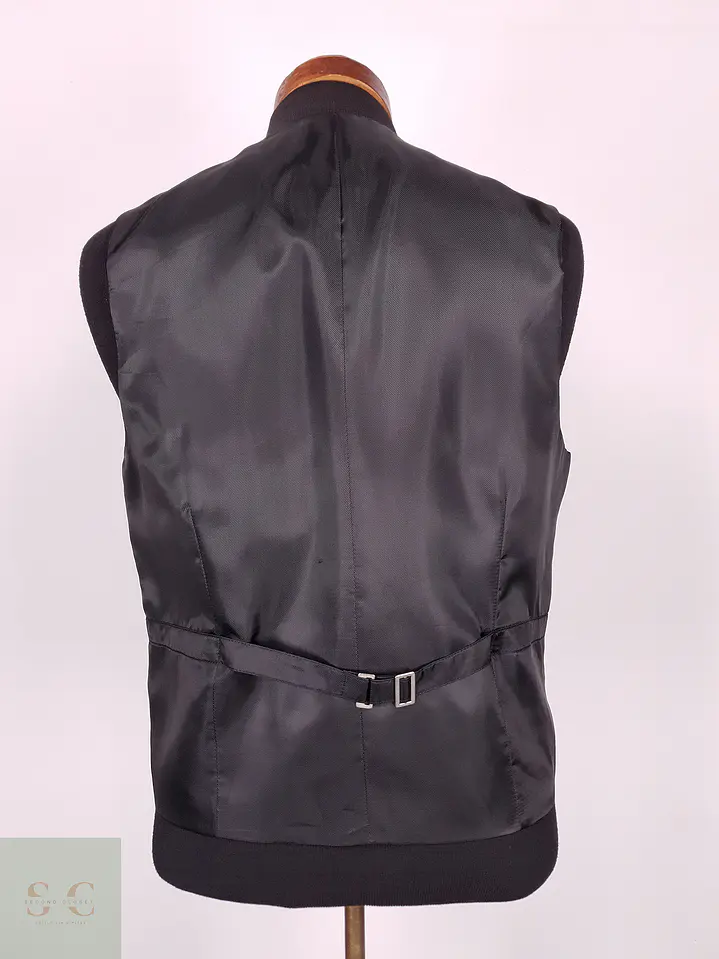 Chaleco - Gilet Class Café Poliéster Viscosa Talla S 3