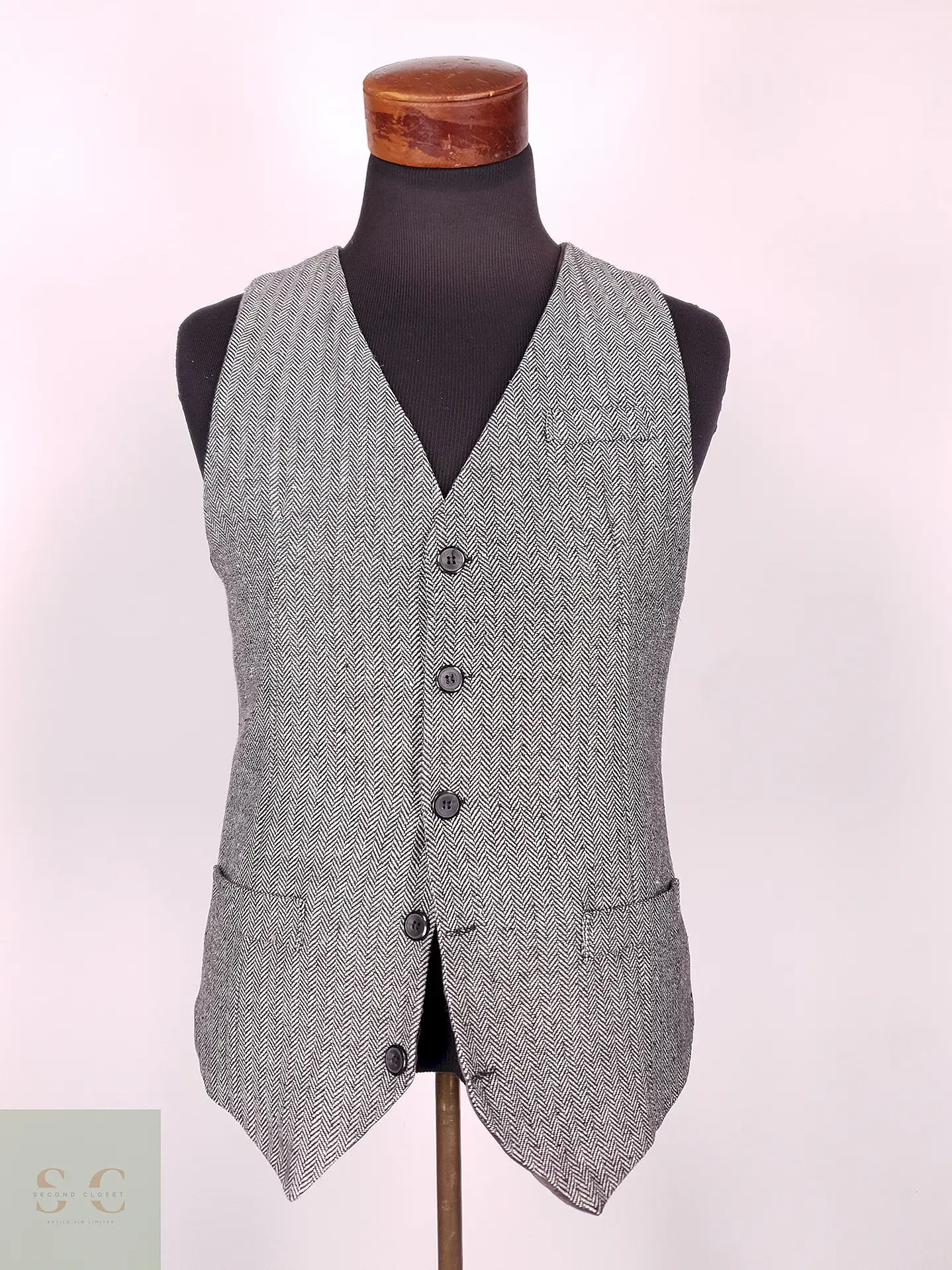 Chaleco - Gilet Whatlees Gris Espiga Poliéster Spandex Talla XS-S 1