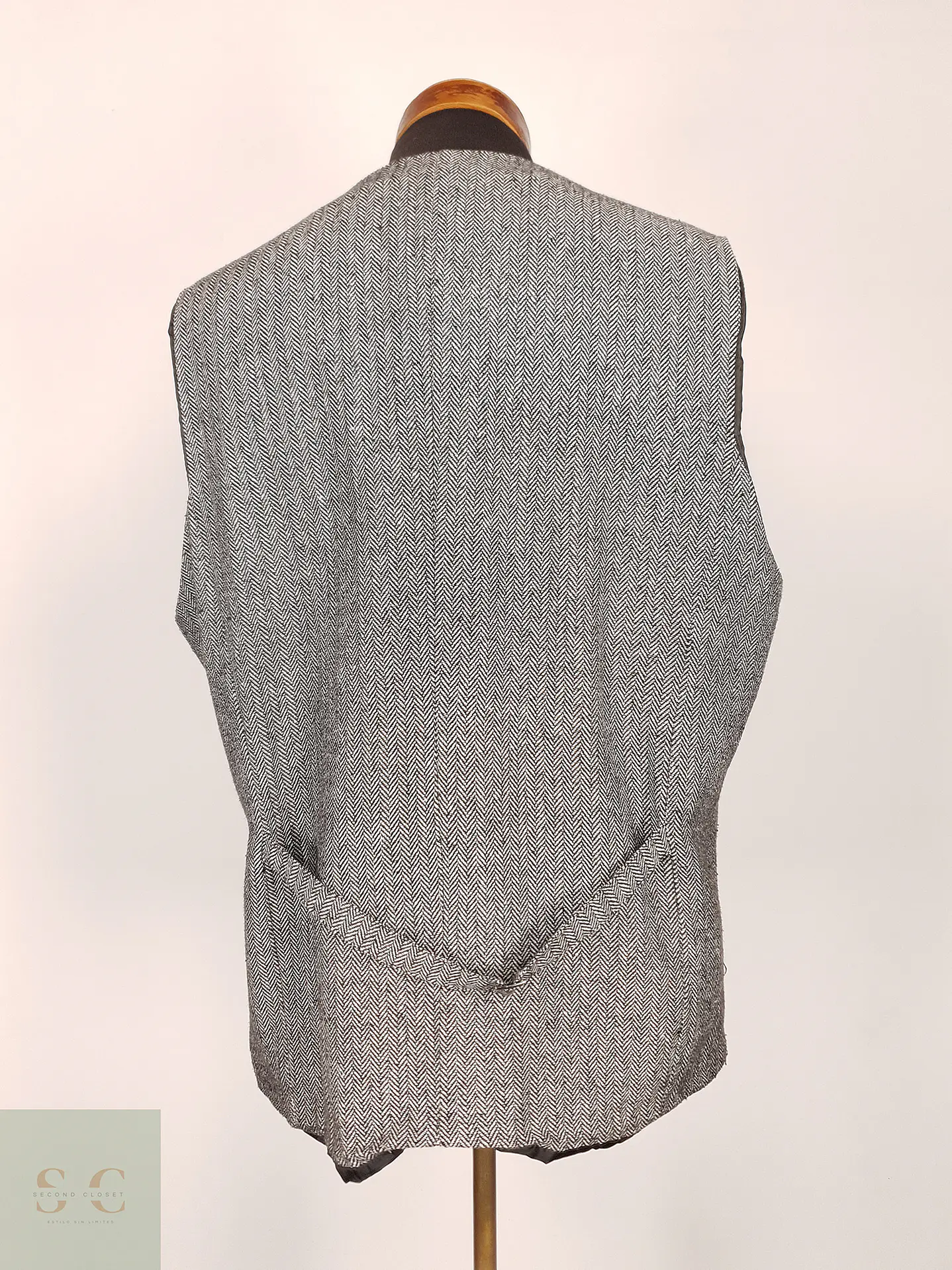 Chaleco - Gilet Poliéster Spandex Espiga Gris Talla LXL 4