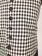 Chaleco - Gilet Blanco y Negro Botones Forrados Talla S - Miniatura 2