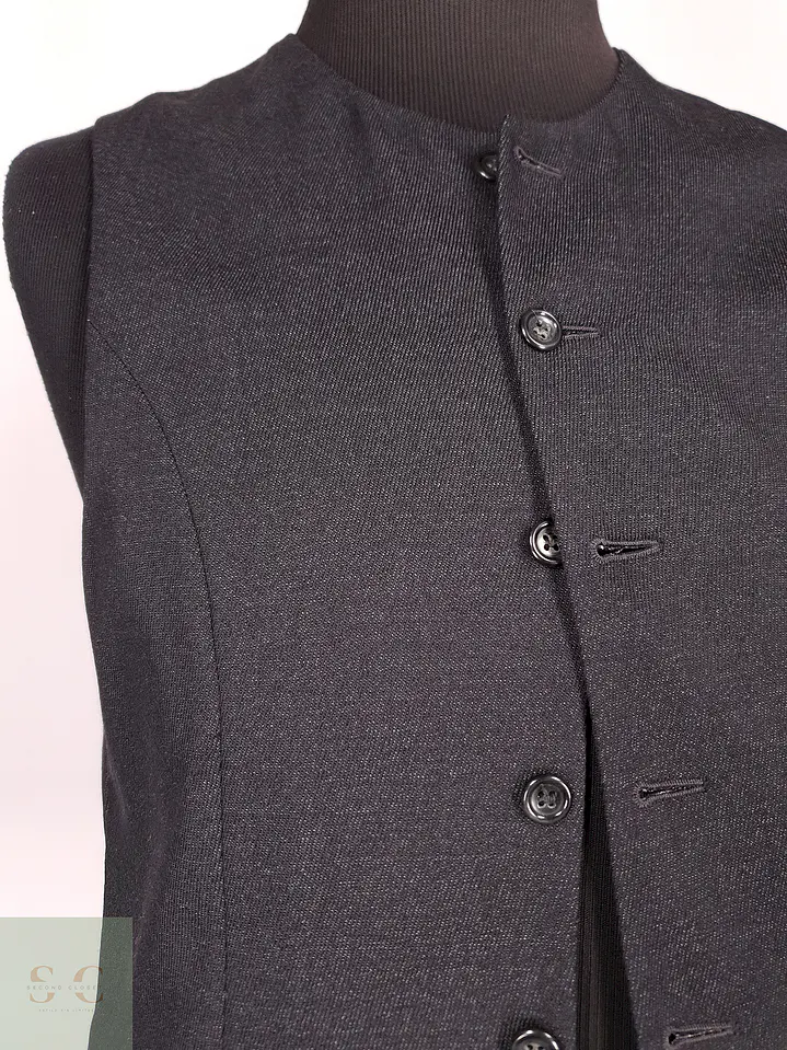 Chaleco - Gilet Plomo Mezcla Lana Talla S 2