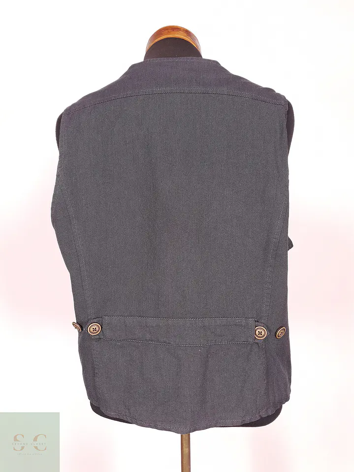 Chaleco - Gilet Manguun Plomo Algodón Talla L 4