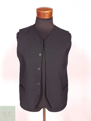 Chaleco - Gilet Palomino Negro Poliéster Viscosa Talla S