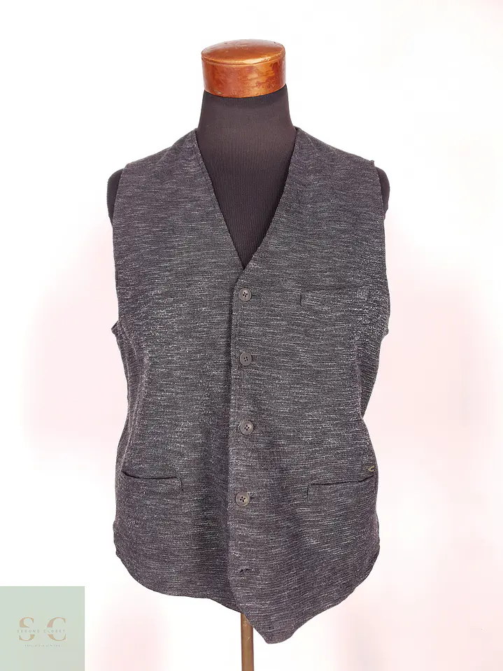 Chaleco - Gilet Camel Active Plomo Algodón Talla M 1