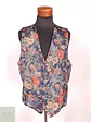 Chaleco - Gilet Theo Kollin Diseño Flores Azul Rojo Talla LXL - Miniatura 1