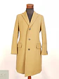 Abrigo Largo Japonés Camel Uniqlo Lana y Cashmere Talla SM - Miniatura 1