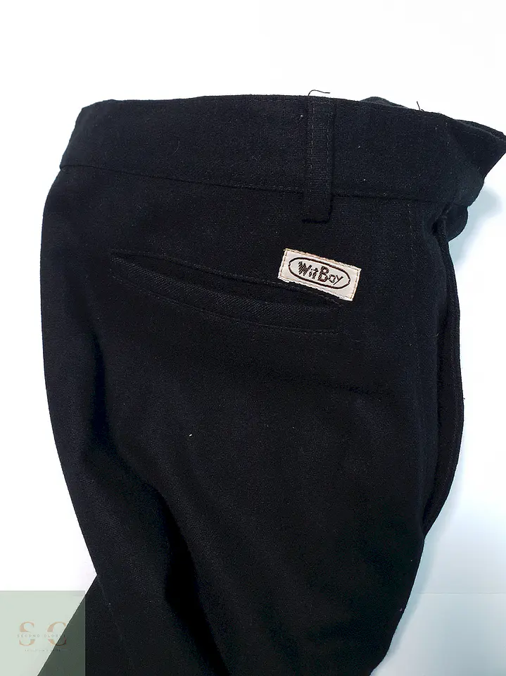 Pantalón WitBoy 80% Lana Negro Talla S 40 4