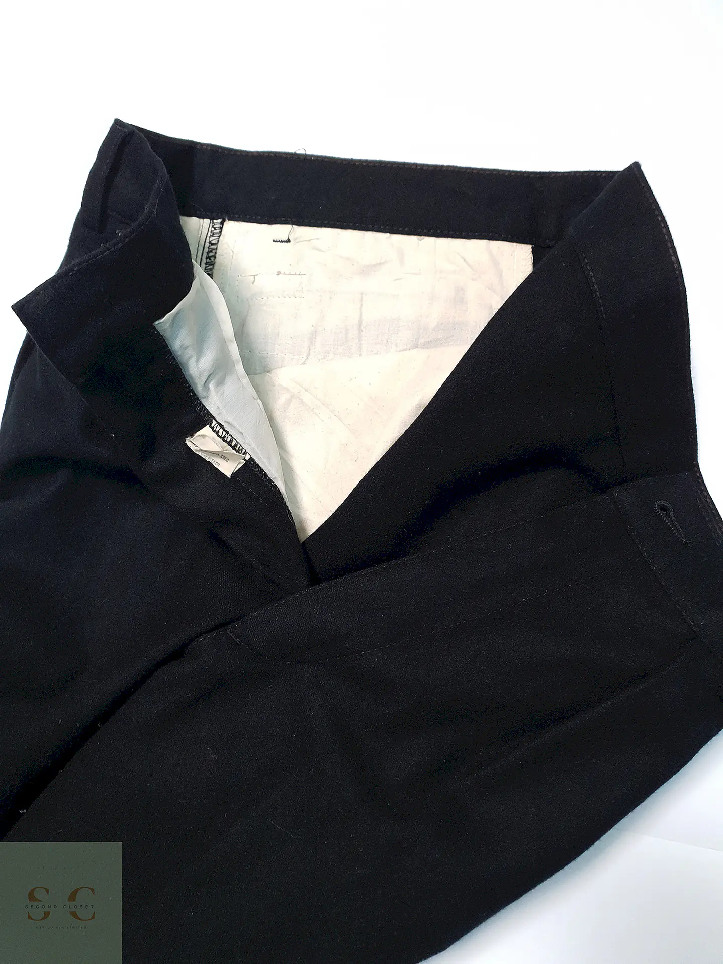 Pantalón WitBoy 80% Lana Negro Talla S 40 5