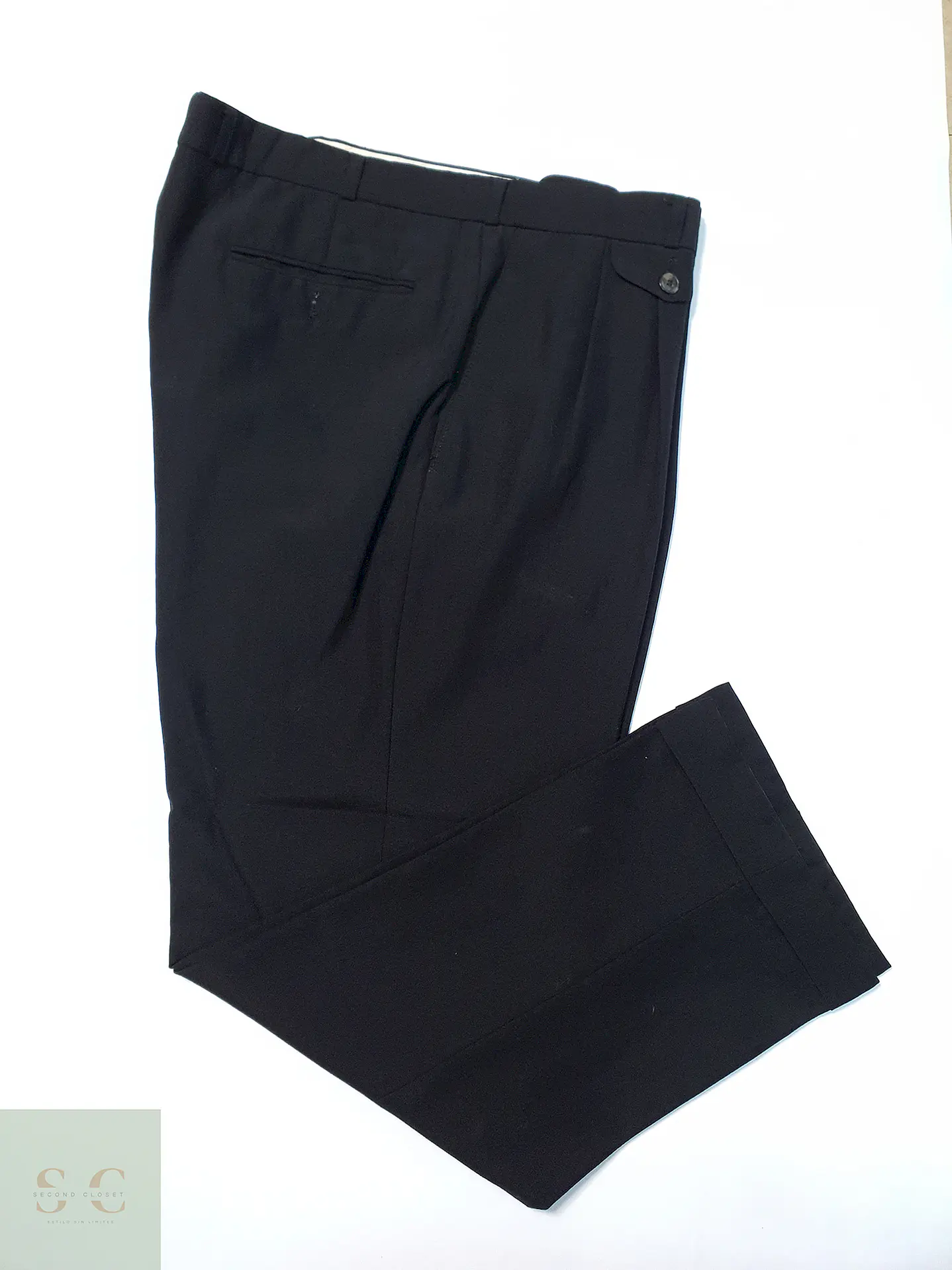 Pantalón Trevira Negro Talla 2XL 50 1