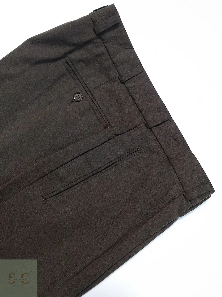 Pantalón Club of Confort Café Lana Virgen Talla XL 46 3