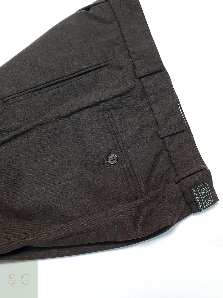 Pantalón Club of Confort Café Lana Virgen Talla XL 46 4