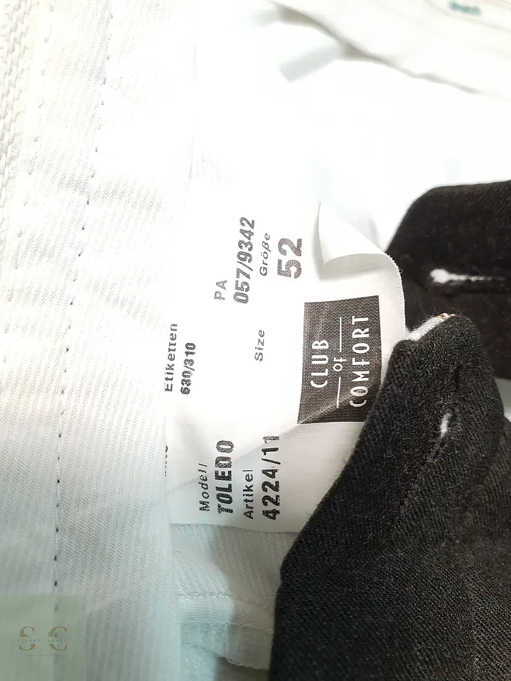 Pantalón Club of Confort Café Lana Virgen Talla XL 46 5