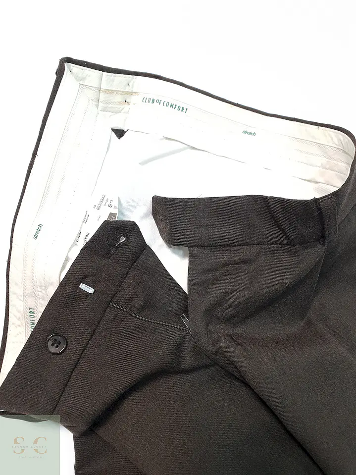 Pantalón Club of Confort Café Lana Virgen Talla XL 46 6