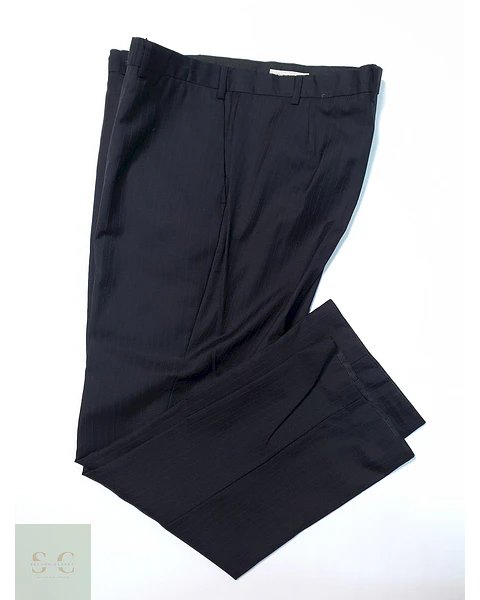 Pantalón Canda Plomo Rayas 70% Lana Virgen Talla 2XL 50