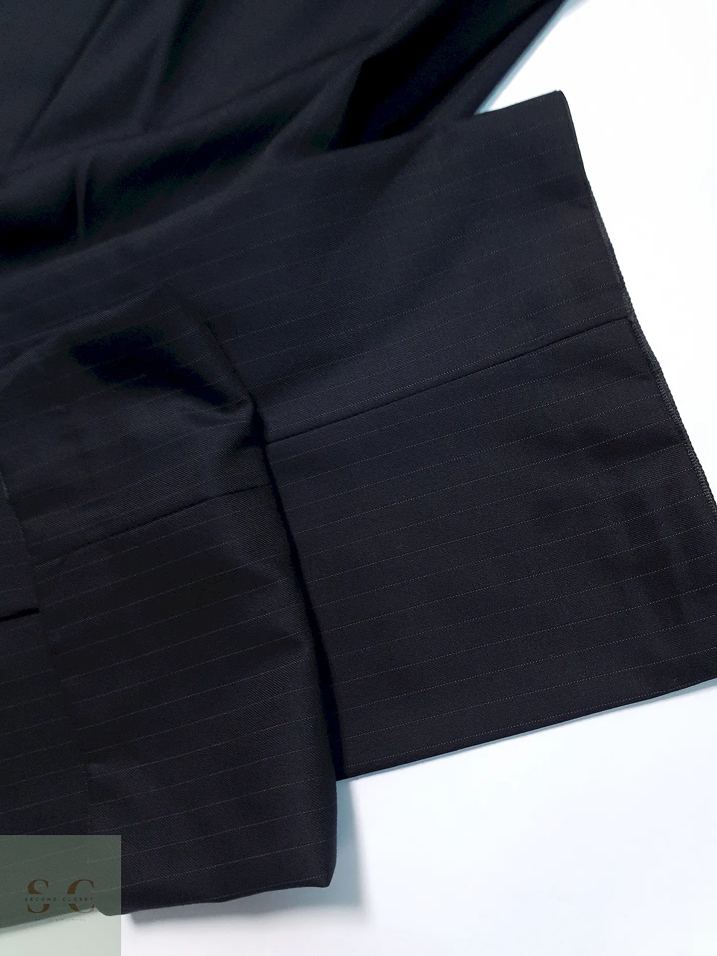 Pantalón Canda Plomo Rayas 70% Lana Virgen Talla 2XL 50 2