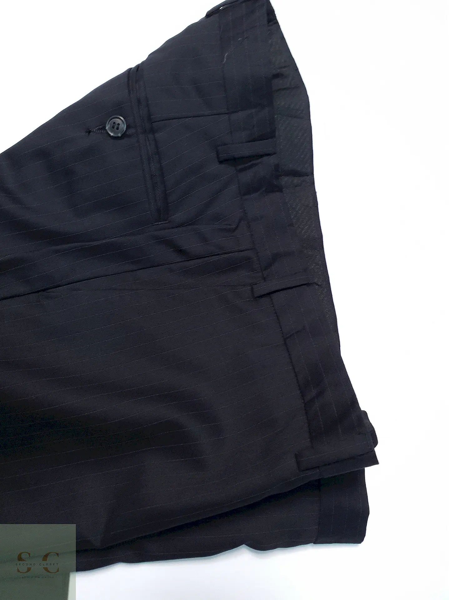 Pantalón Canda Plomo Rayas 70% Lana Virgen Talla 2XL 50 4