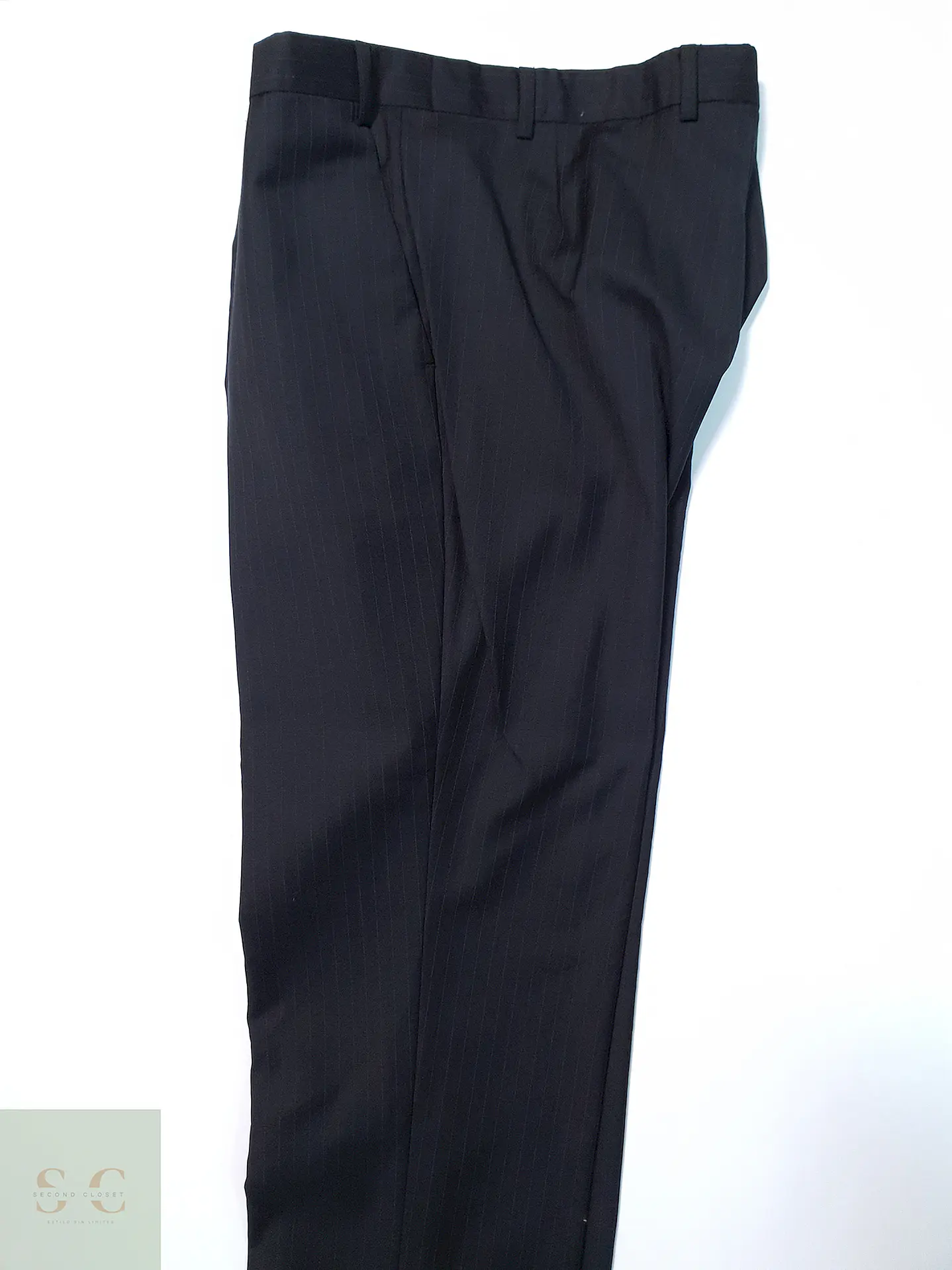 Pantalón Canda Plomo Rayas 70% Lana Virgen Talla 2XL 50 6