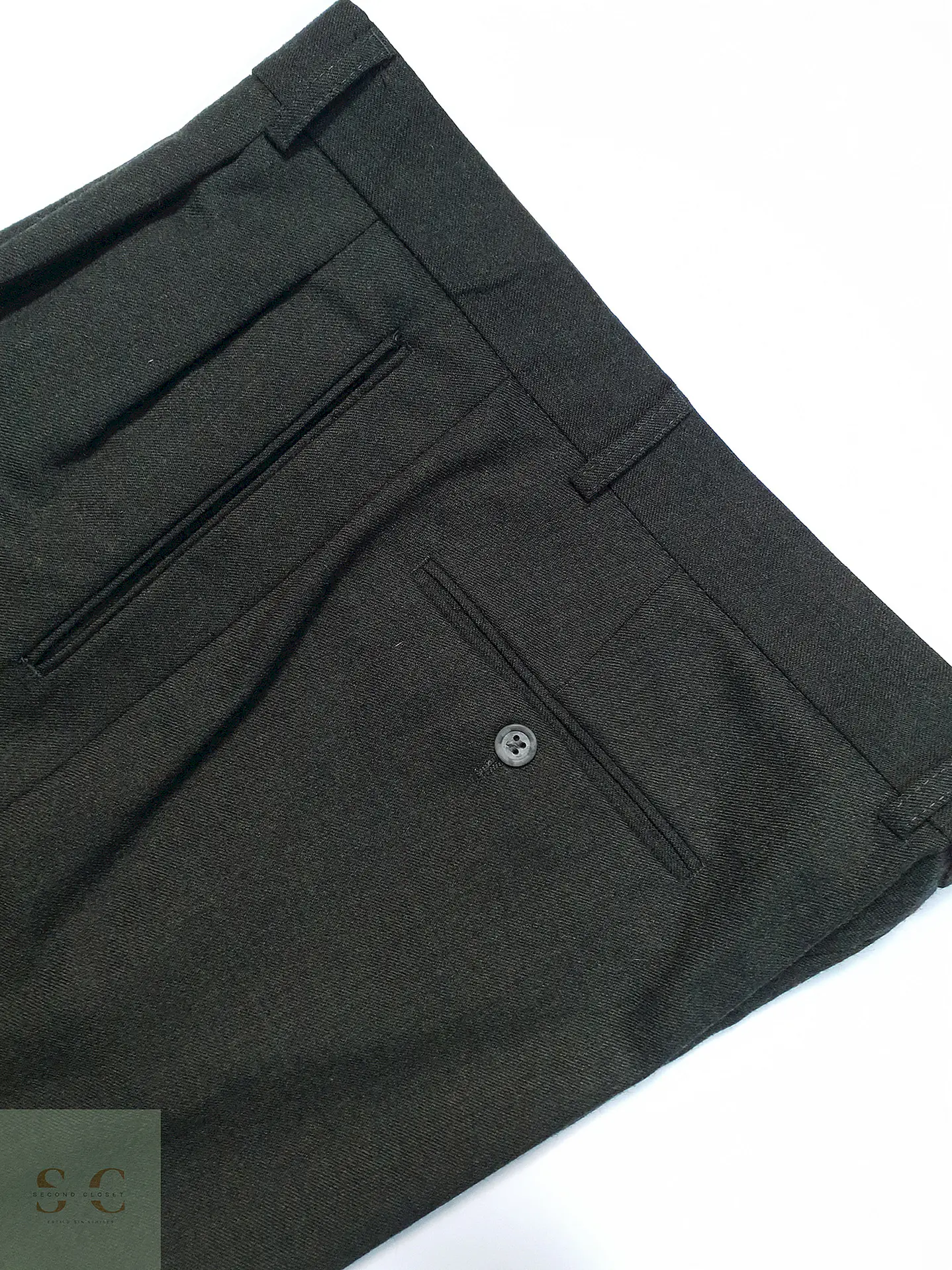 Pantalón Roy Robson Verde 70% Lana Virgen Talla XL 46 4