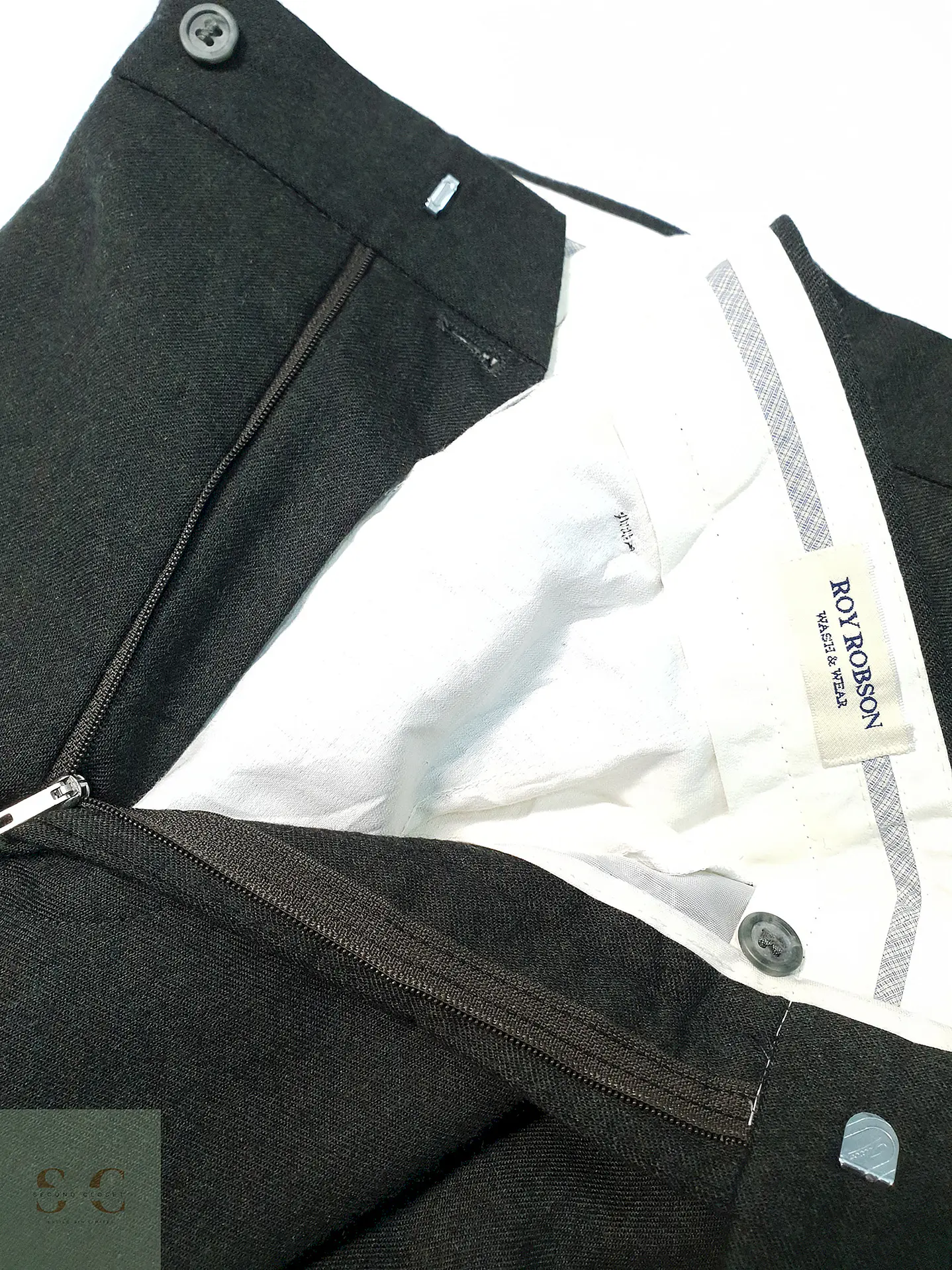 Pantalón Roy Robson Verde 70% Lana Virgen Talla XL 46 6