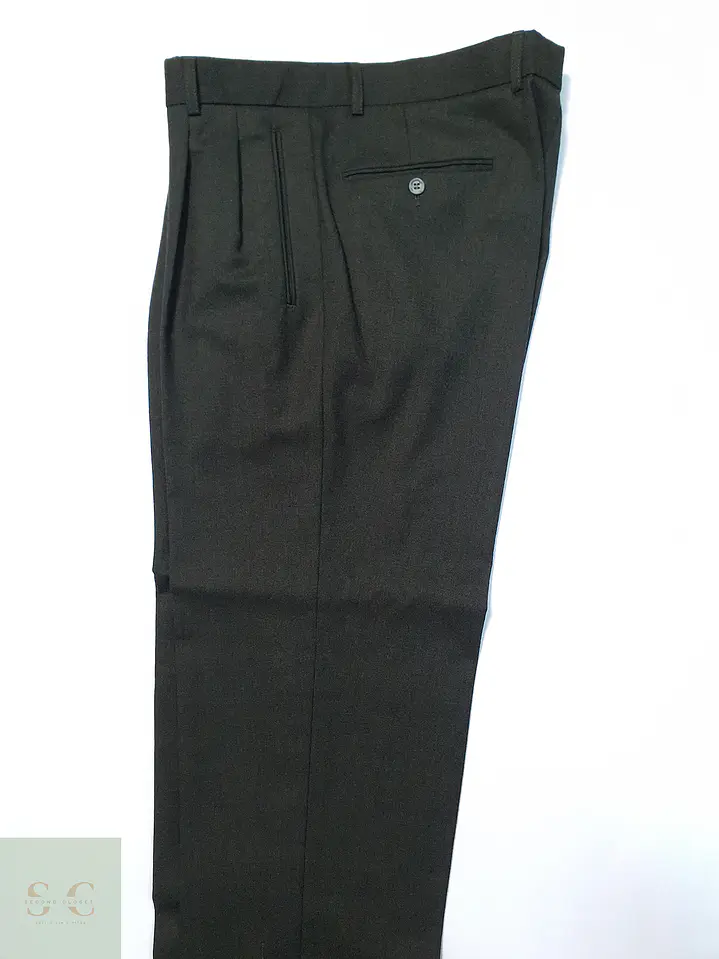 Pantalón Roy Robson Verde 70% Lana Virgen Talla XL 46 2