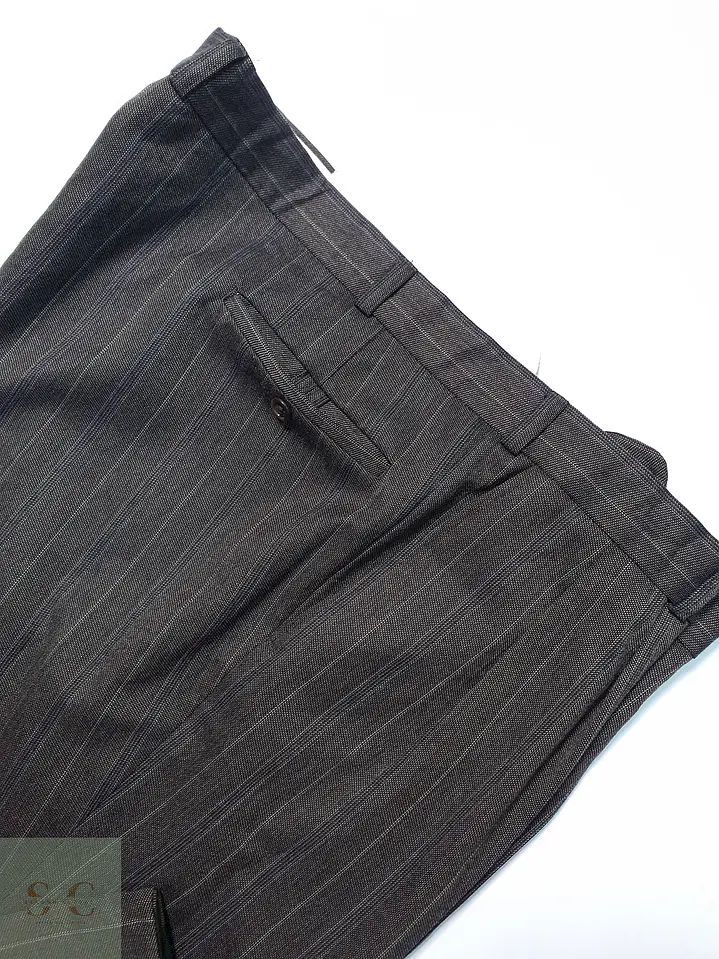 Pantalón Vintage Café Rayas Talla 5XL 58 3
