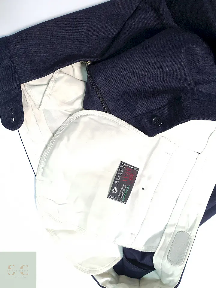 Pantalón Brax Azul 100% Lana Virgen Talla 3XL 52 6