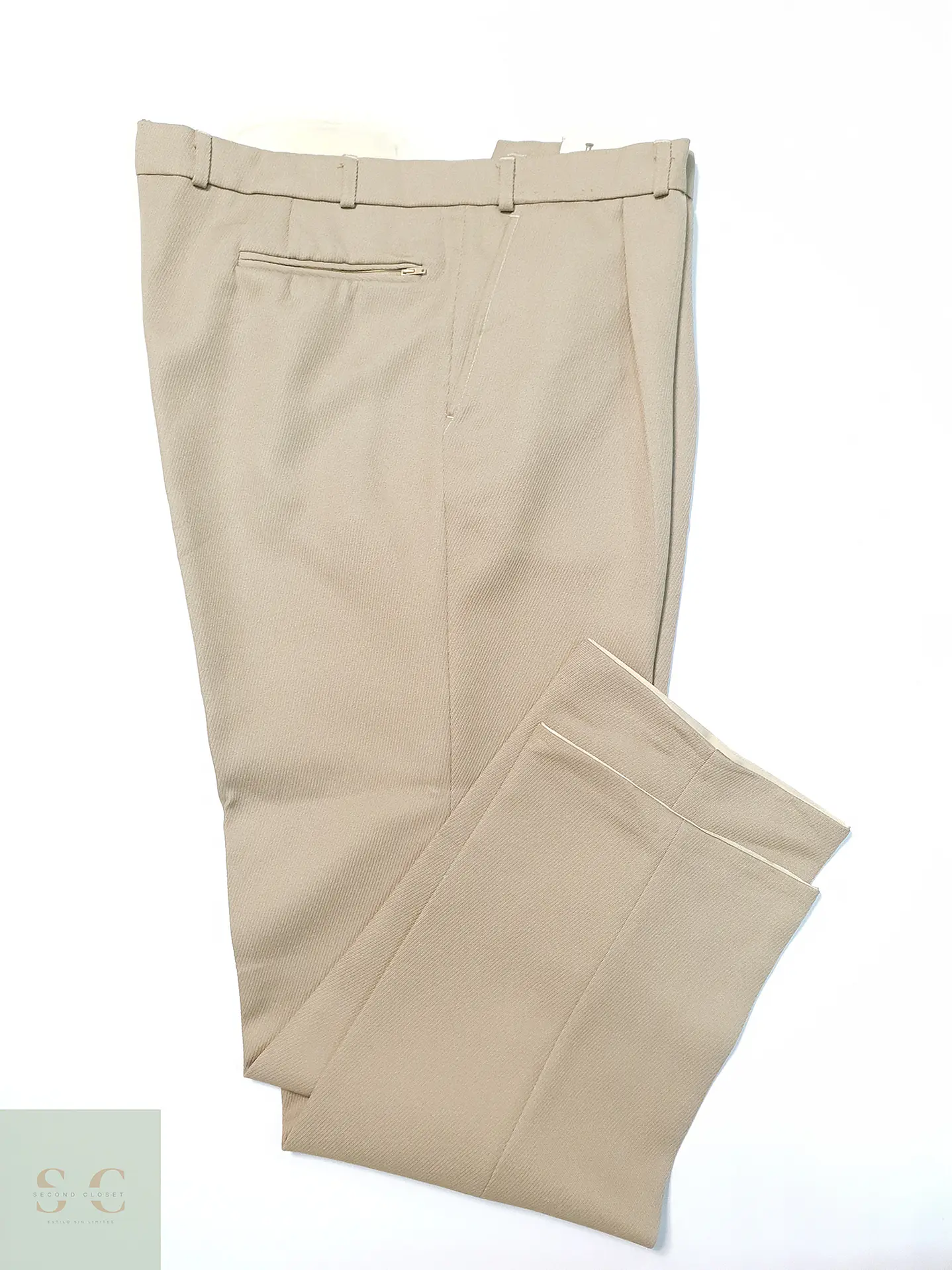 Pantalón Trevira Beige Oscuro Talla 3XL 52 1