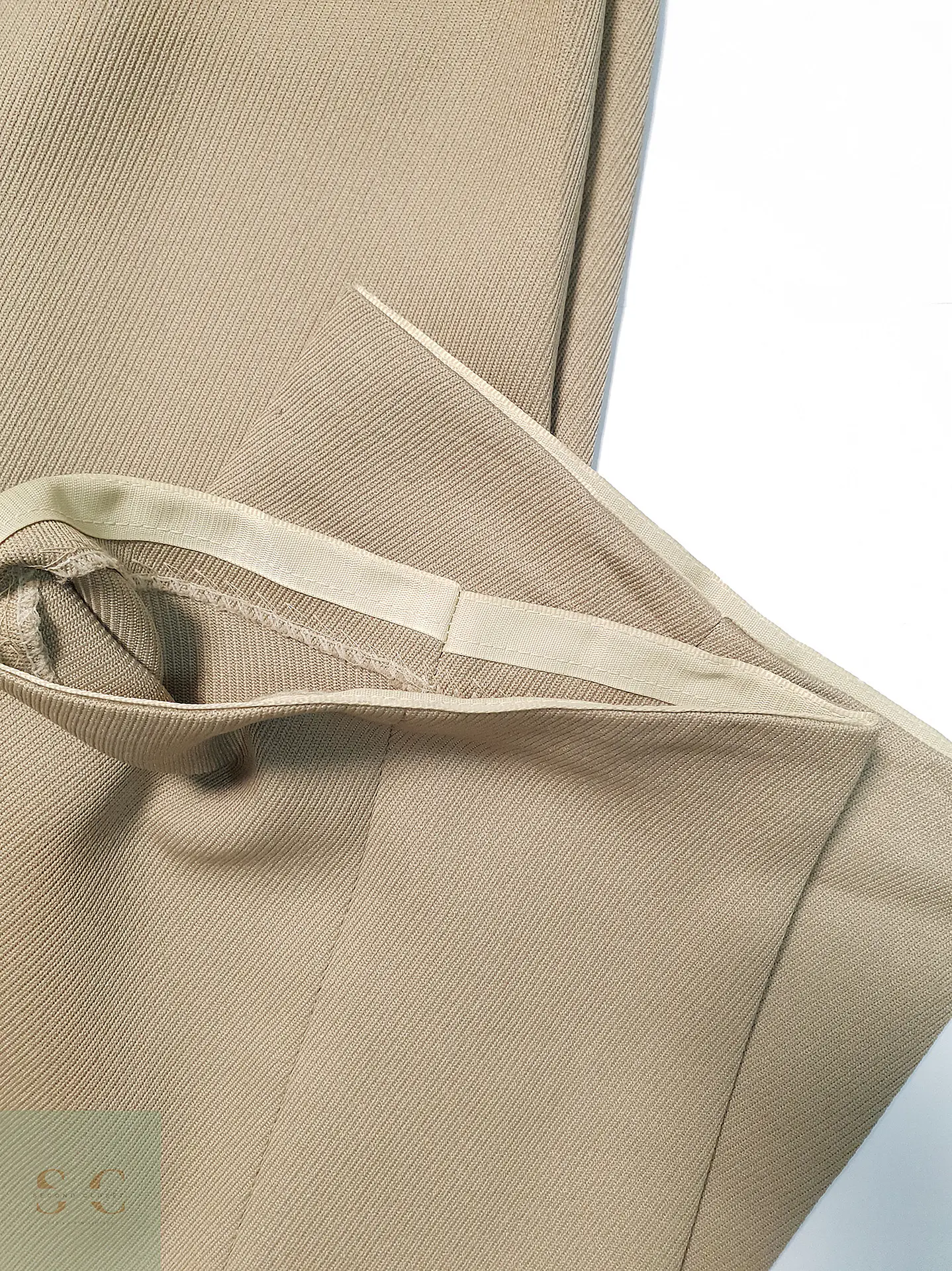 Pantalón Trevira Beige Oscuro Talla 3XL 52 2