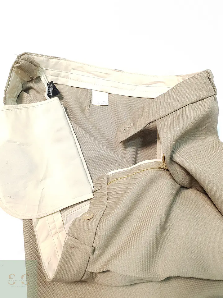 Pantalón Trevira Beige Oscuro Talla 3XL 52 6