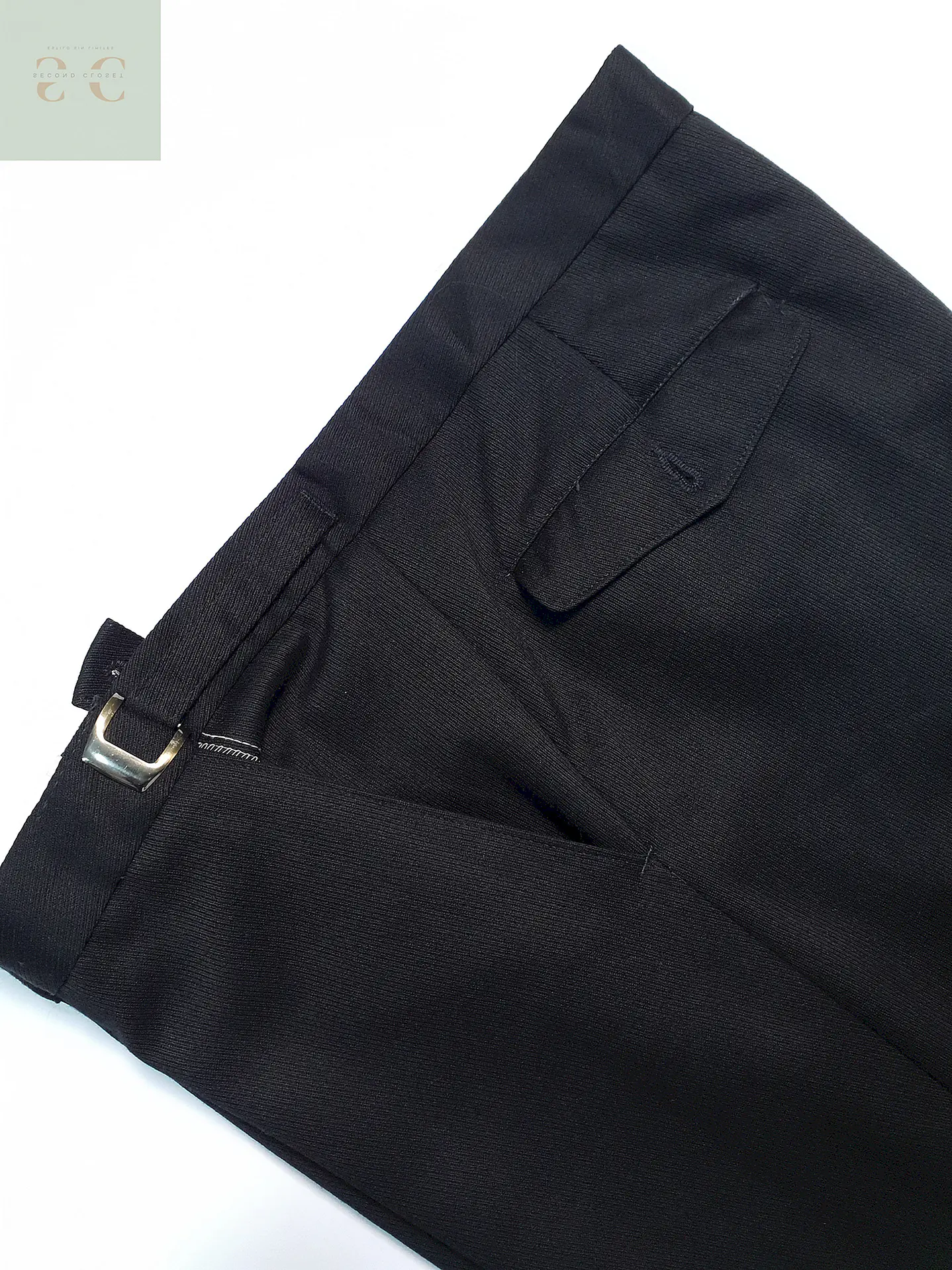 Pantalón BRAX Plomo 100% Lana Virgen Talla 2XL 50 3