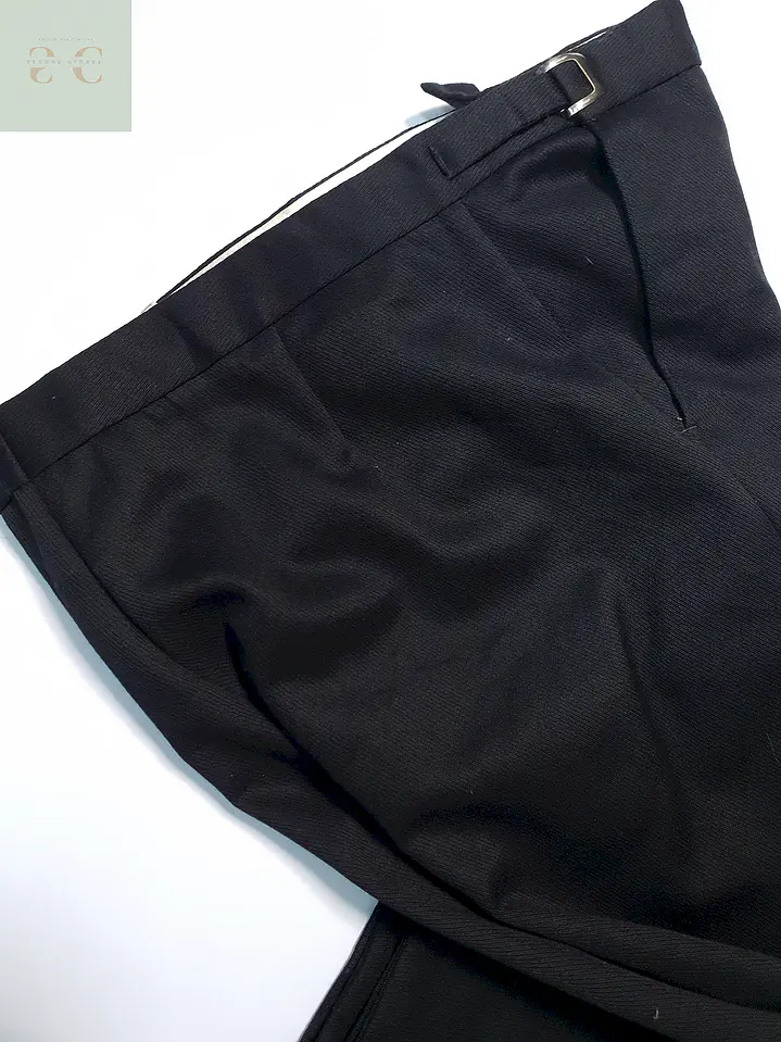 Pantalón BRAX Plomo 100% Lana Virgen Talla 2XL 50 5