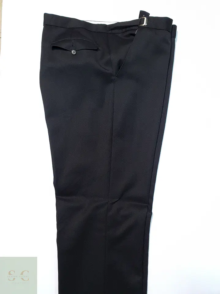 Pantalón BRAX Plomo 100% Lana Virgen Talla 2XL 50 7
