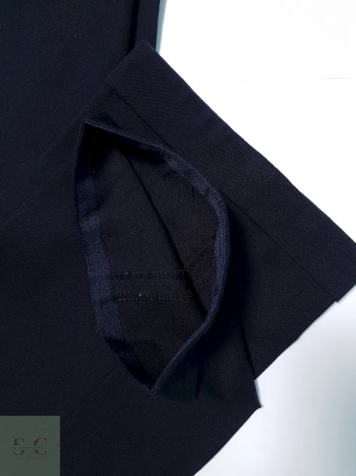 Pantalón Tecomi Strech Lana Virgen Azul Talla L 44 2