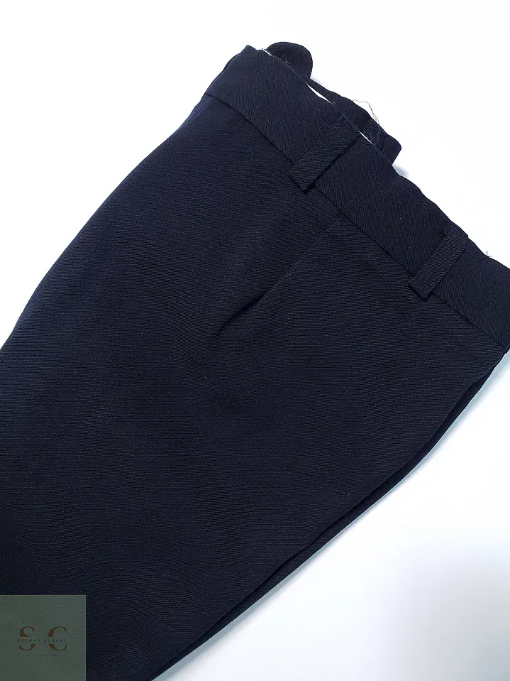Pantalón Tecomi Strech Lana Virgen Azul Talla L 44 4