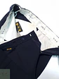Pantalón Tecomi Strech Lana Virgen Azul Talla L 44 - Miniatura 5