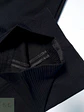 Pantalón Vintage Azul Negro Lana Virgen Talla XL 46 - Miniatura 2