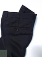 Pantalón Vintage Azul Negro Lana Virgen Talla XL 46 - Miniatura 4