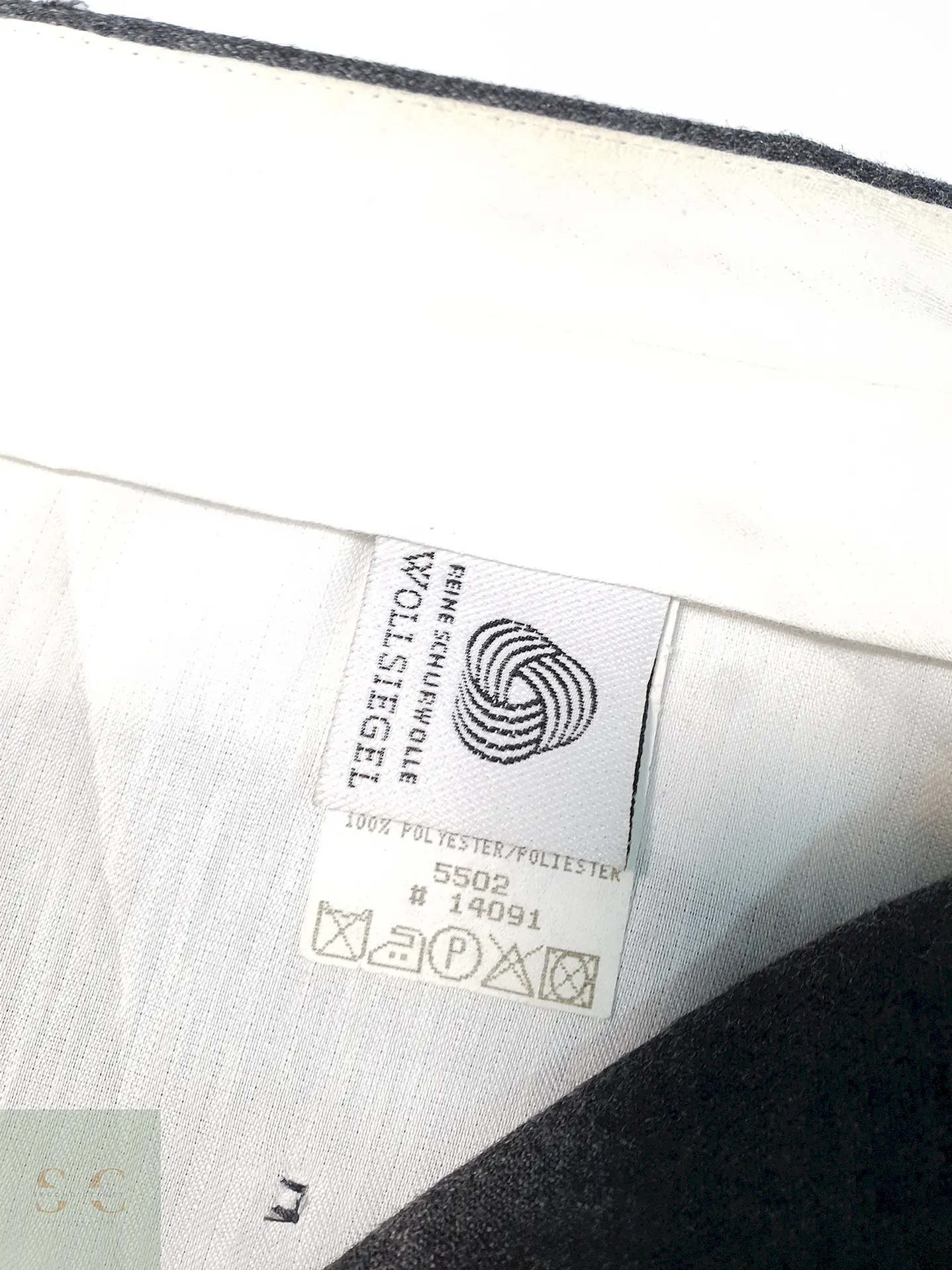 Pantalón Vintage Plomo 100% Lana Virgen Talla XL 48 5