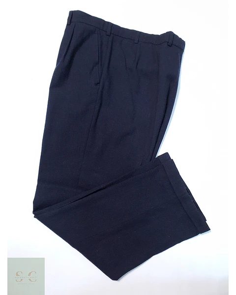 Pantalón Joel Ferrin Azul 100% Lana Virgen Talla 3XL 52
