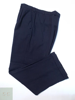 Pantalón Joel Ferrin Azul 100% Lana Virgen Talla 3XL 52