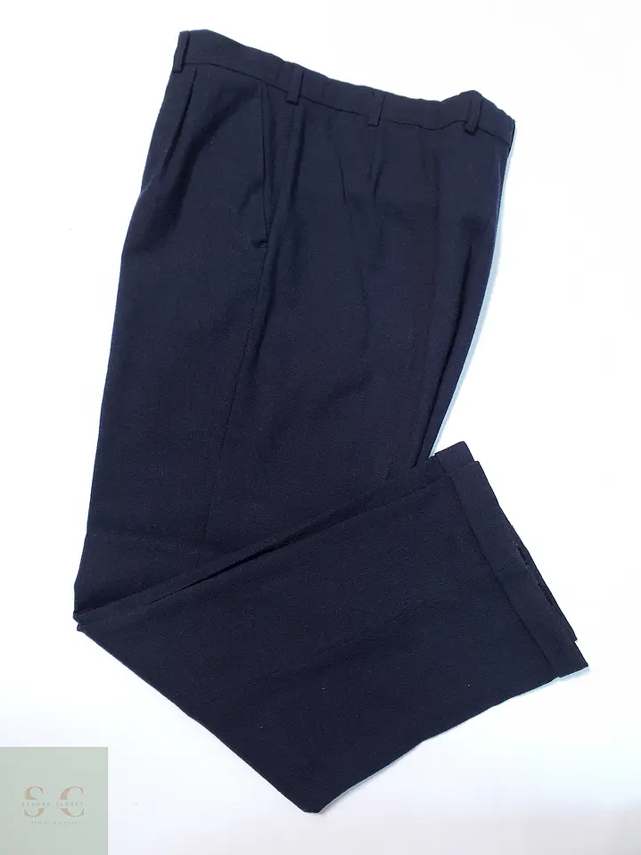 Pantalón Joel Ferrin Azul 100% Lana Virgen Talla 3XL 52 1