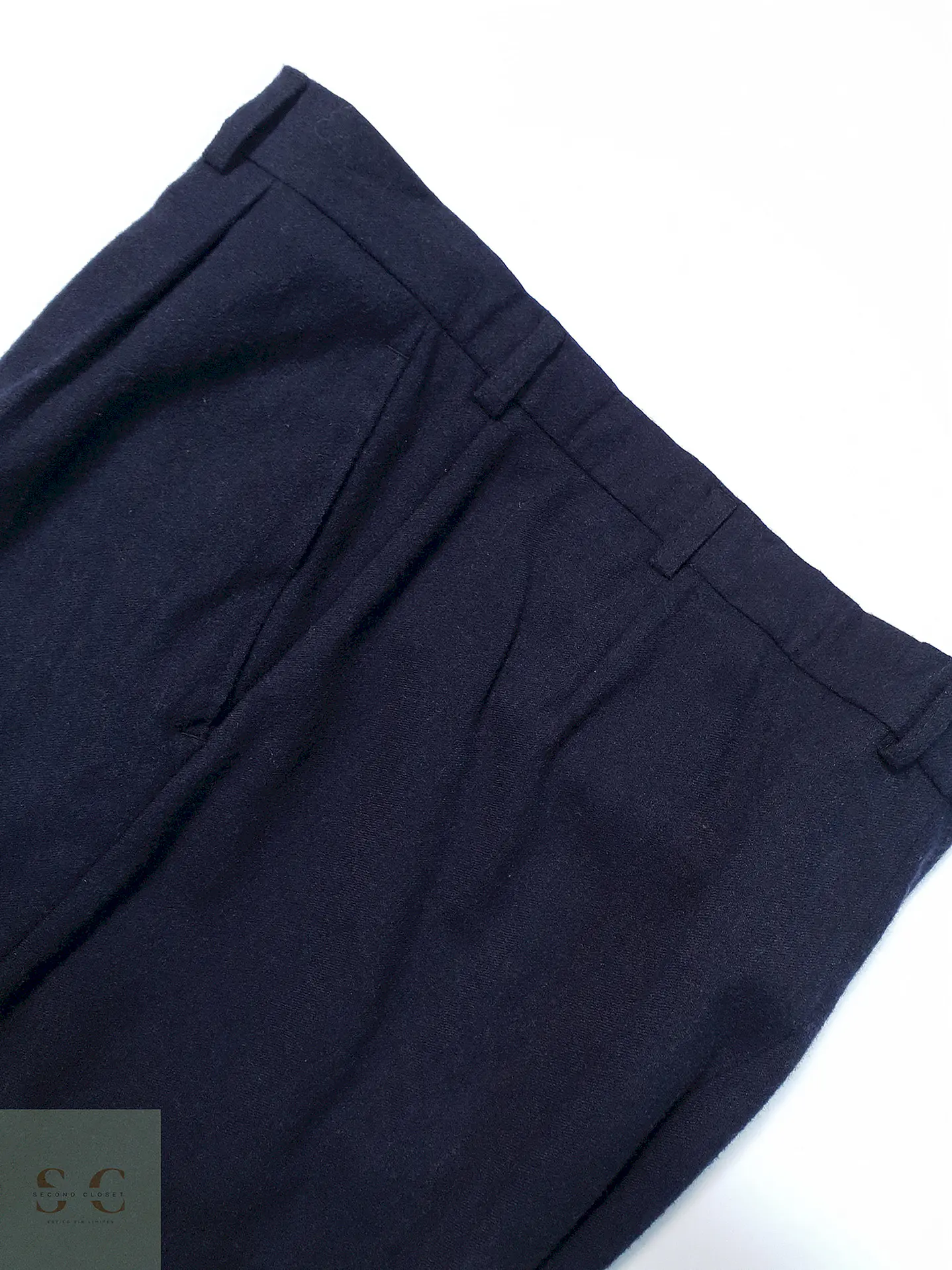 Pantalón Joel Ferrin Azul 100% Lana Virgen Talla 3XL 52 3