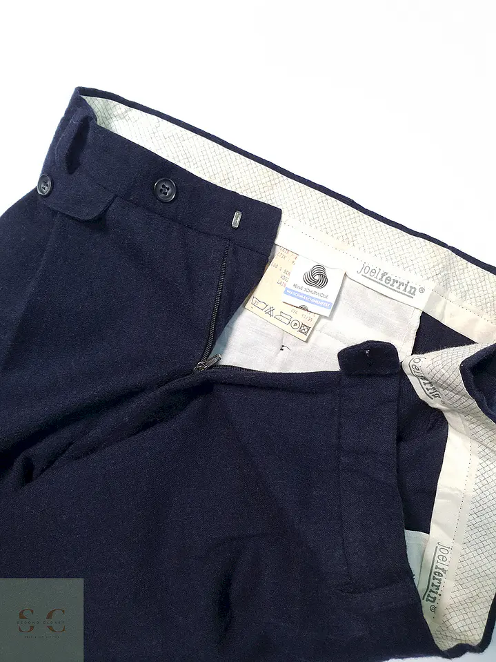 Pantalón Joel Ferrin Azul 100% Lana Virgen Talla 3XL 52 4