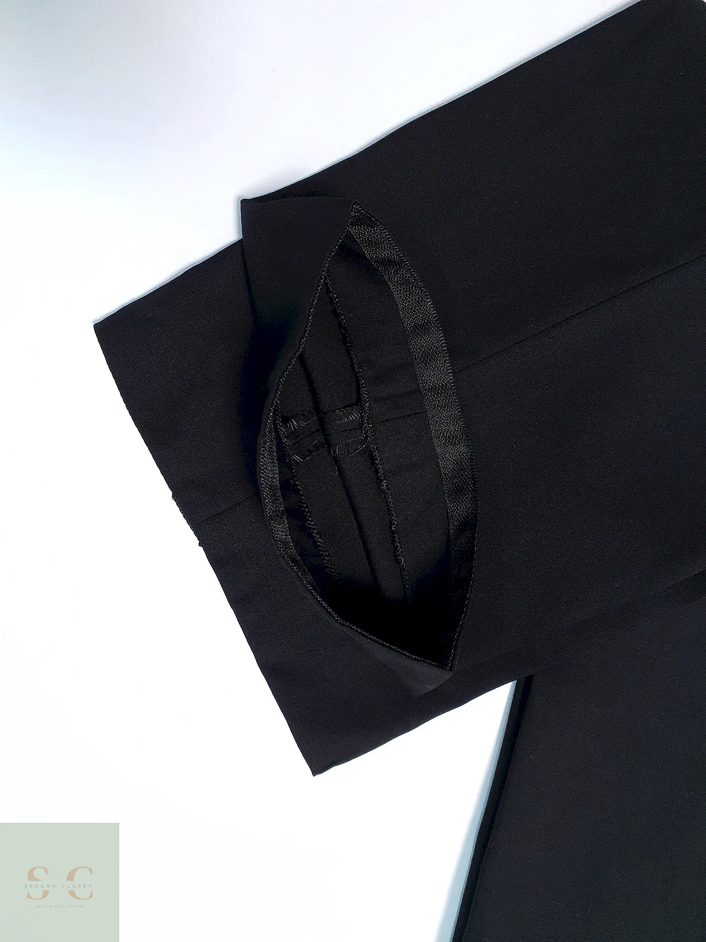 Pantalón Vintage Negro Talla M 43 2