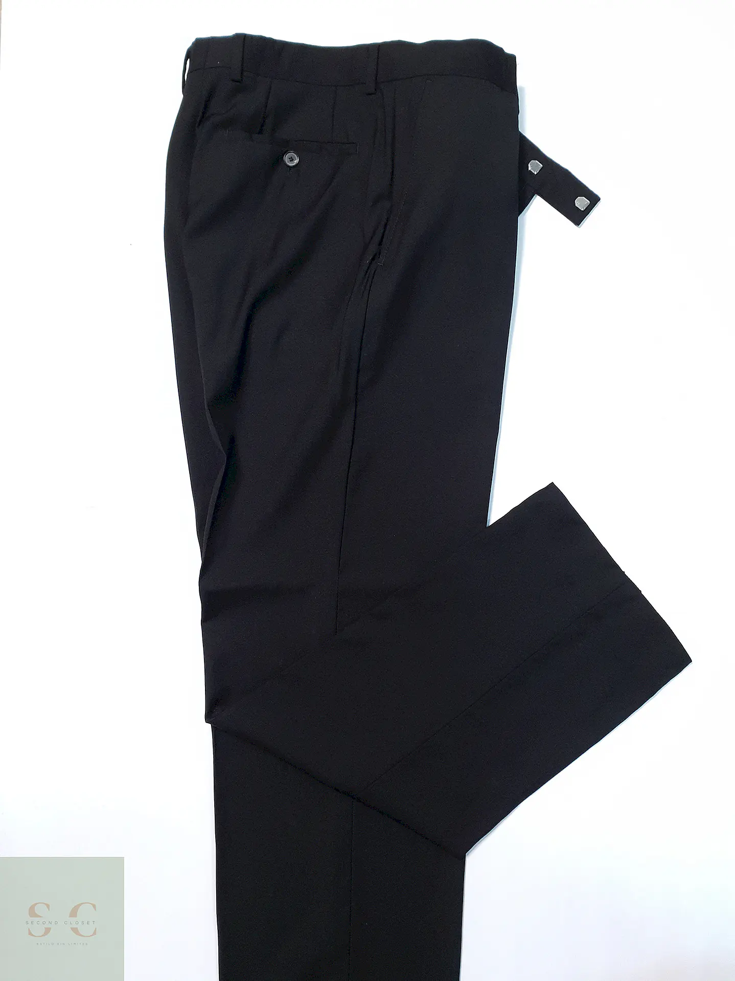 Pantalón Vintage Negro Talla M 43 5
