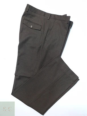Pantalón Zara Café Talla XL 46