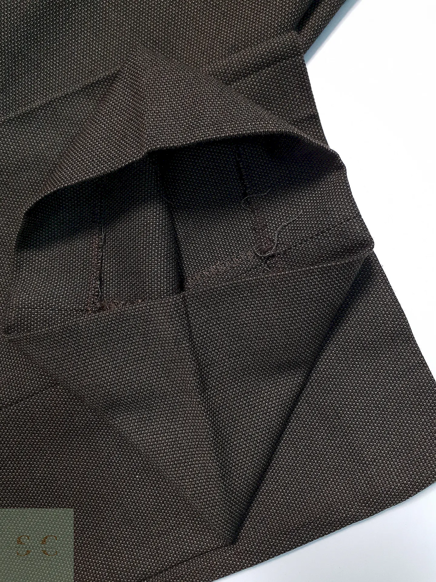 Pantalón Zara Café Talla XL 46 2